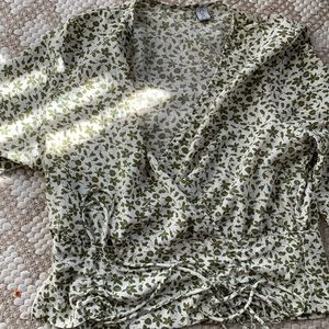 sage green/cream blouse!